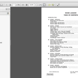 Case Wheel Loader W24B Service Manual 9-72398R0 - PDF DOWNLOAD