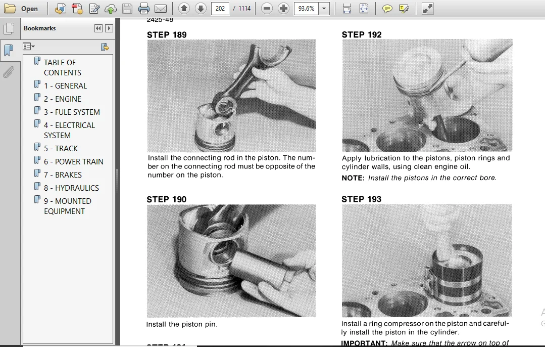 Case tractor full Tracked nsn 2410-01.254-167 Model MC1150E Service Repair Manual - PDF Download - Image 2