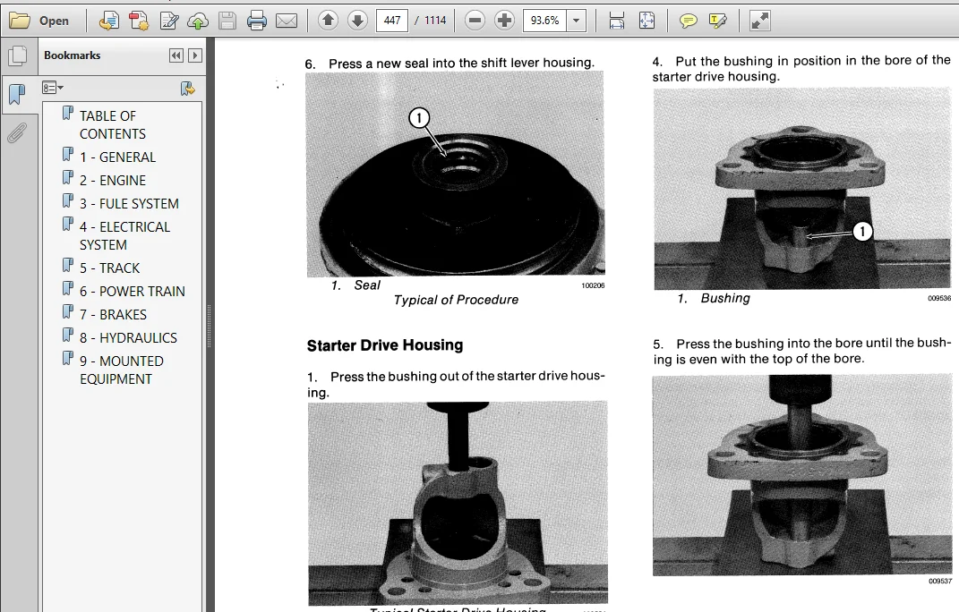 Case tractor full Tracked nsn 2410-01.254-167 Model MC1150E Service Repair Manual - PDF Download - Image 4