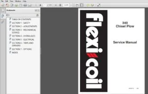 Flexicoil 340 Chisel Plow Service Repair Manual (87053715) - Flexicoil 340 Chisel Plow - PDF Download