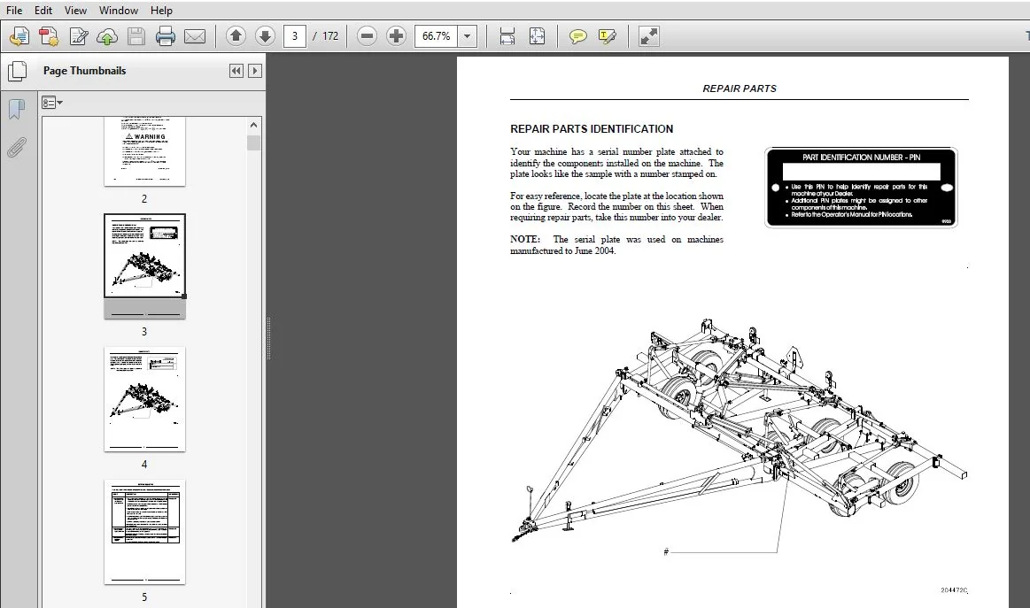 Flexicoil 340 Chisel Plow Service Repair Manual (87053715) - Flexicoil 340 Chisel Plow - PDF Download - Image 4
