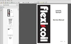 Flexicoil 67-67XL Spayer Service Manual SQ-044V1 - PDF DOWNLOAD