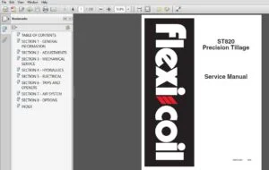 Flexicoil ST820 Precision Tillage Service Manual NW-010V2 - PDF DOWNLOAD