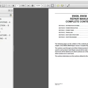 NEW HOLLAND BW28, BW38 SERVICE REPAIR MANUAL (87693295) NEW HOLLAND BW28 - PDF Download