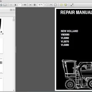 NEW HOLLAND VM3080 VL5060 VL5070 VL5080 Service Repair Manual (87613077B) NEW HOLLAND VM3080 - PDF Download