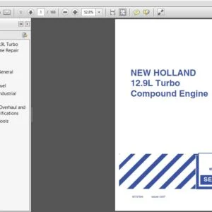 New Holland 12.9L Turbo Compound Engine Service Repair Manual (87737594) New Holland 12.9L - PDF Download