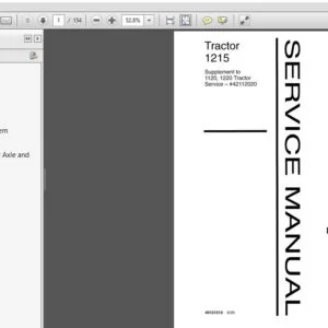 New Holland 1215 Tractor Supplement to 1120,1220 Tractor #42112020 Supplement Manual - PDF Download