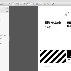New Holland 1431 Disc Mower Service Repair Manual (40143110) New Holland 1431 - PDF Download