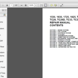 New Holland 1530 1630 1725 1925 TC25 TC25D TC29 TC29D TC33 TC33D Service Repair Manual (86599230) - PDF Download
