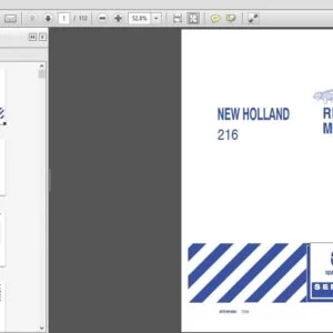 New Holland 216 Unitized Rake Service Repair Manual (87049456) - New Holland 216 Unitized - PDF Download