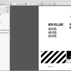 New Holland 3010S,4010S,5010S Service Repair Manual (86566833) New Holland 3010S,4010S,5010S - PDF Download
