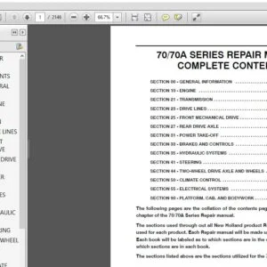 New Holland 70 70A Series Service Repair Manual (87018722) - New Holland 70 70A Series - PDF Download