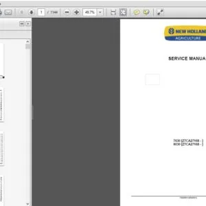 New Holland 7630, 8030 Service Repair Manual 73403953 - PDF DOWNLOAD