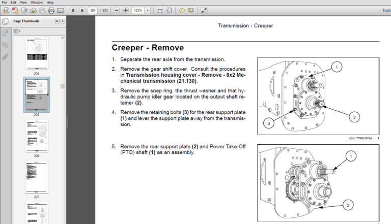 New Holland 7630 8030 TIER 3 Tractor Service Repair Manual (47793462 ...