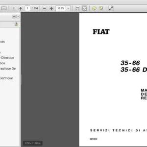 New Holland Fiat 35-36 35-66 DT Manual De Reparation (French) (06910100) - New Holland Fiat - PDF Download