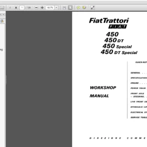 New Holland Fiat 450, 450S Service Repair Manual (06910056) New Holland Fiat 450 - PDF Download