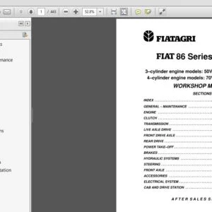 New Holland Fiat 86 Series Tractor Service Repair Manual (06910107) New Holland Fiat 86 - PDF Download