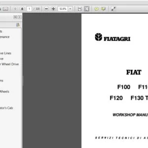 New Holland Fiat F100 F110 F120 F130 Turbo Service Repair Manual (06910101) New Holland Fiat F100 - PDF Download