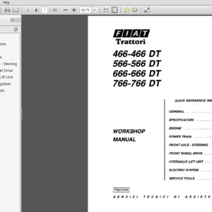 New Holland Fiat Tratori 466, 66, 666, 766 Service  Repair Manual (06910067) New Holland Fiat - PDF Download