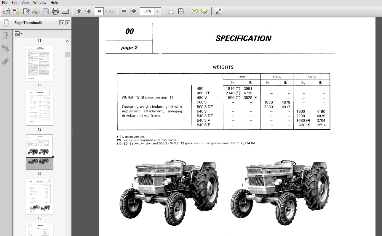 New Holland Fiat Tratori 480, 500S, 540S, 640, 640DT Service Repair Manual (06910066) New Holland - PDF Download - Image 3