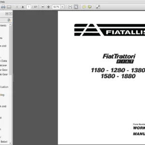 New Holland Fiat Trattori 1180-1280-1380-1580-1880 Service Repair Manual (06910064) New Holland Fiat - PDF Download