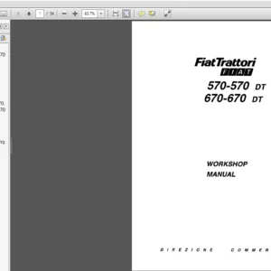 New Holland Fiat Trattori 570, 570DT 670, 670DT Service Repair Manual (06910055) New Holland Fiat - PDF Download