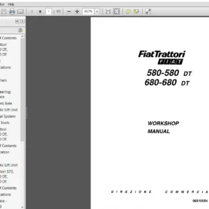 New Holland Fiat Trattori 580-580 DT 680-680 DT Service Repair Manual (06910054) New Holland Fiat - PDF Download