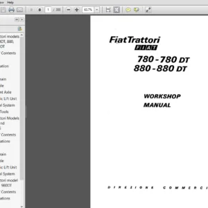 New Holland Fiat Trattori 780, 780DT, 880, 880DT Service Repair Manual (06910052) New Holland Fiat - PDF Download