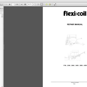 New Holland Flexi Coil 1740, 2340, 2640, 3450, 3850, 4350 Repair Manual (87367160) - PDF Downlaod
