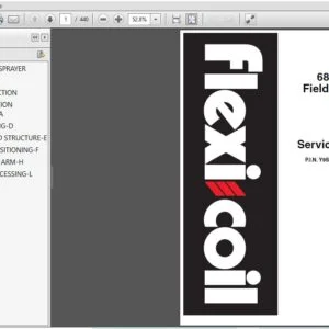 New Holland Flexi Coil 6868XL Field Sprayer Service Repair Manual (87655441) New Holland Flexi Coil - PDF Download