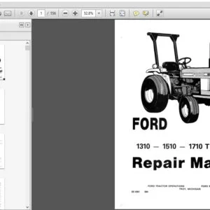 New Holland Ford 1310,1510,1710 Tractor Service Repair Manual (40131020R0) New Holland Ford - PDF Download