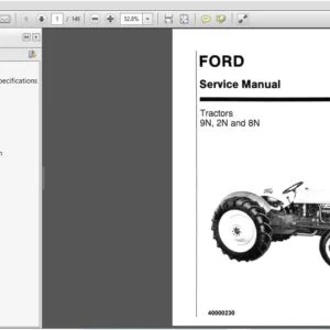 New Holland Ford Tractor 9N 2N & 8N Service Repair Manual (40000230) NH Ford Tractor 9N 2N & 8N - PDF Download