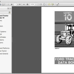 New Holland Ford Tractor Series 10 Data Book (40881017) - New Holland Ford - PDF DOWNLOAD