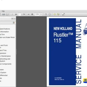 New Holland Rustler 115 Service Manual - PDF DOWNLOAD