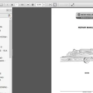 New Holland SD550 Service Repair Manual (87657956) New Holland SD550 - PDF Download