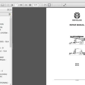 New Holland SF210 SF216 Sprayer Service Repair Manual (87606645) New Holland SF210 - PDF Download