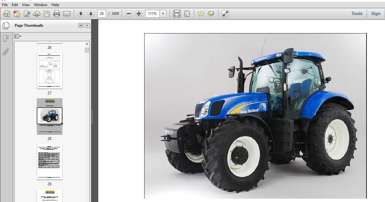 New Holland T6030 T6050 T6070 T6080 T6090 Power Command /Range Command Tractor Service Repair Manual (87727160BNA) - PDF Download - Image 3