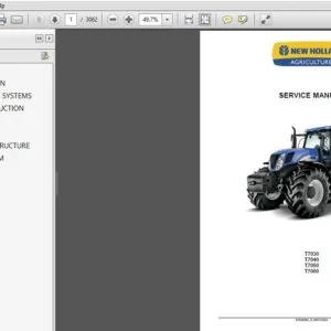 New Holland T7030 T7040 T7050 T7060 Service Manual 87628084B - PDF DOWNLOAD
