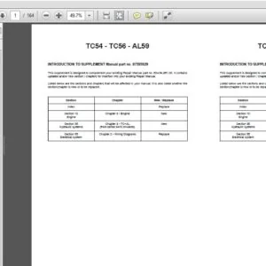 New Holland TC54 TC56 AL59 COMBINES Service Repair Manual 87595929 - PDF DOWNLOAD