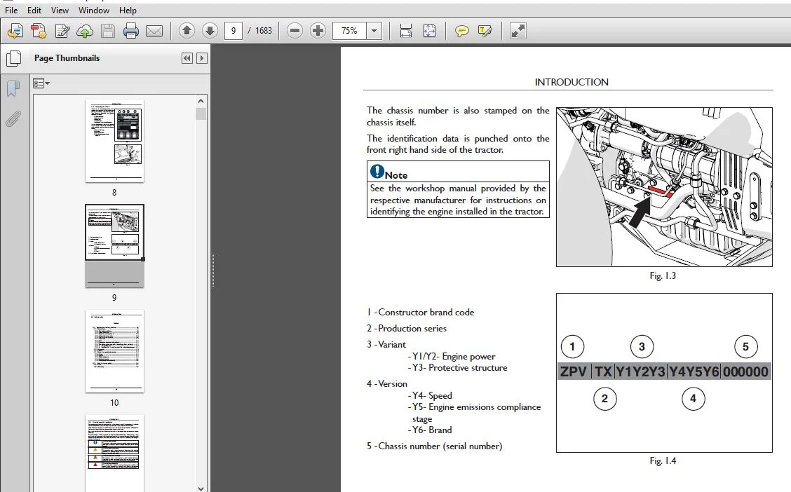 New Holland TI4.70 RS, TI4.80 RS, TI4.90 RS, TI4.100 RS Tractor Service Repair Manual - NH - PDF Download - Image 4