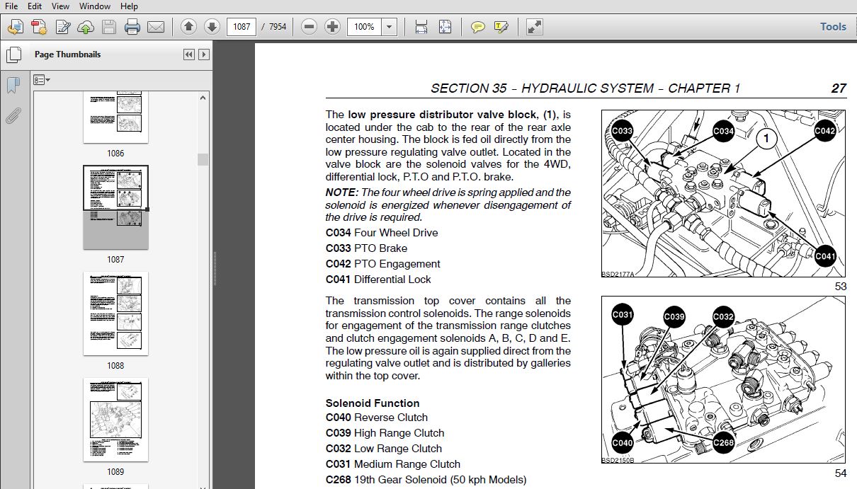 New Holland TM120, TM130, TM140, TM155, TM175, TM190 Tractor Service ...