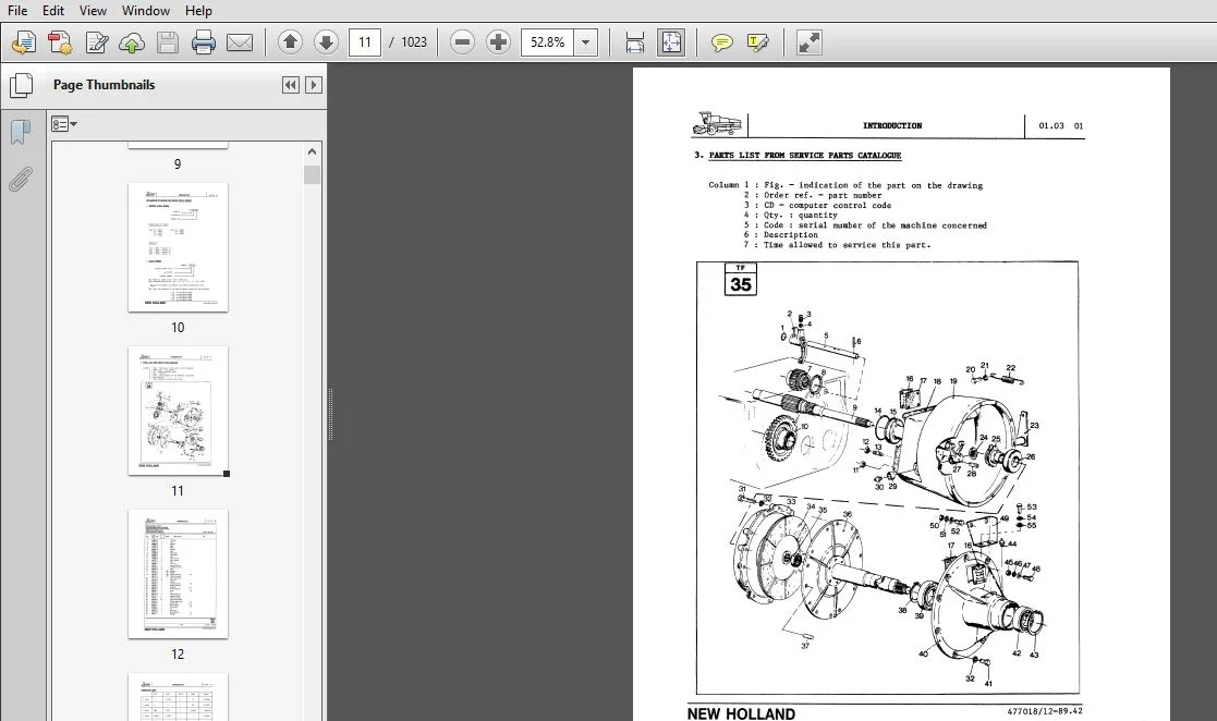 New Holland TX36 TX66 & TX68 Combines TX Series Service Manual (40483610) - PDF Download - Image 4