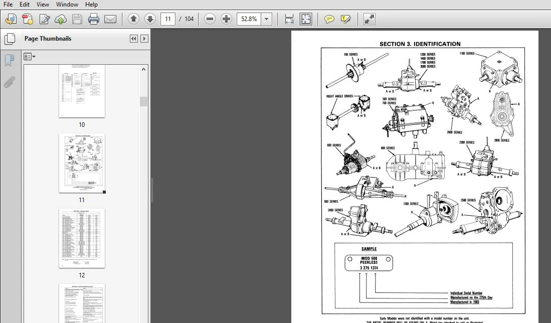 New Holland Tecumseh Peerless Motion Drive Systems (Transmissions Transaxles Differentials Right Angle) Mechanic's HandBook - Download - Image 3