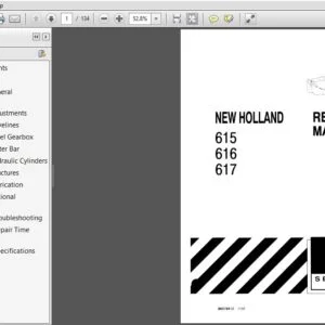 New Holland Tractor 615 616 617 Service Repair Manual (86578412) - New Holland Tractor 615 616 617 - PDF Download