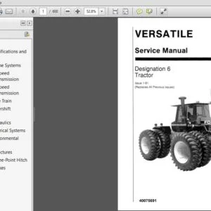 New Holland Tractor Designation 6 Service Repair Manual (40075691) New Holland Tractor - PDF Download
