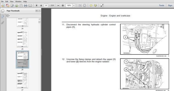 New Holland Tractor T4030V, T4040V, T4050V, T4060V Service Manual ...