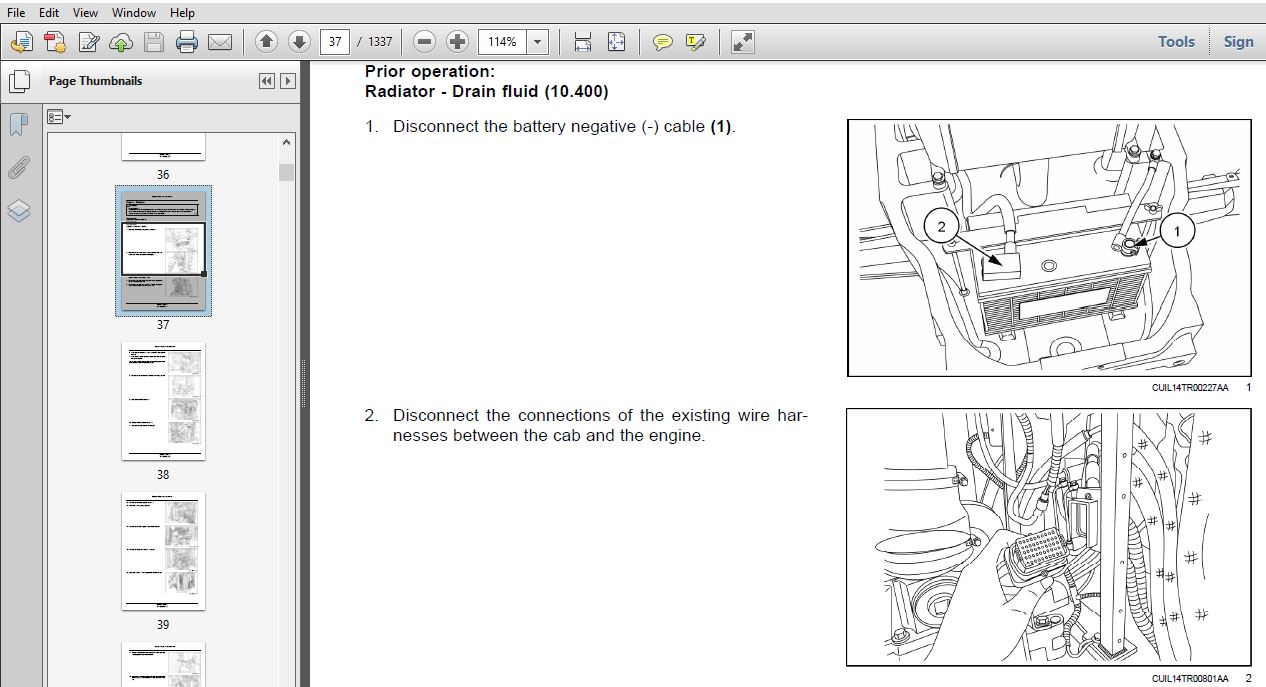 New Holland Tractor T6 110 T6 120 T6 130 Service Manual 47705279 - PDF ...