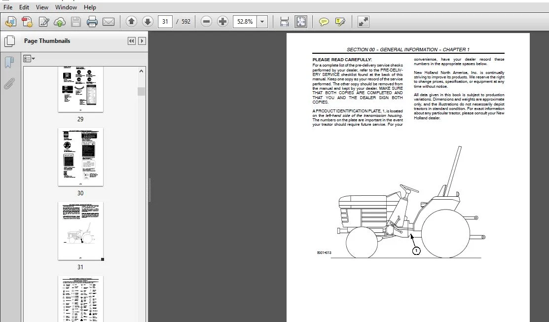 New Holland Tractor TC30 Service Repair Manual (87021725) - New Holland Tractor TC30 - PDF Download - Image 3