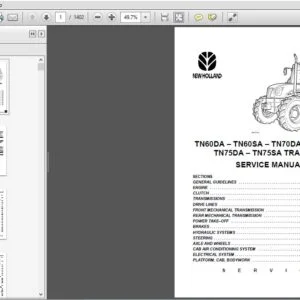 New Holland Tractor TN60DA TN70DA TN75DA TN60SA TN70SA TN75SA Service Manual 6035443100 - PDF DOWNLOAD