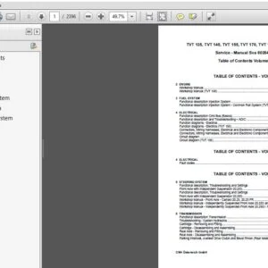 New Holland Tractor TVT135  TVT145  TVT155  TVT170  TVT190  TVT195 Service Manual 6035448106 - PDF DOWNLOAD